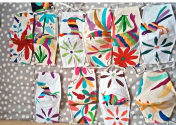 Tenango: Otomí artisans export embroidered face masks